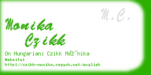 monika czikk business card